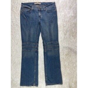 Express Size 10 Womens Jeans Straight Stretch Med Wash Low Rise